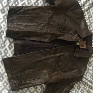 Vintage gap leather jacket.